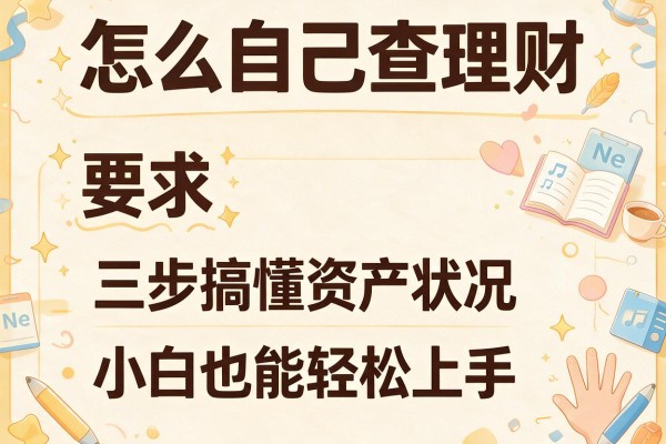 怎么自己查理财：三步搞懂资产状况，小白也能轻松上手