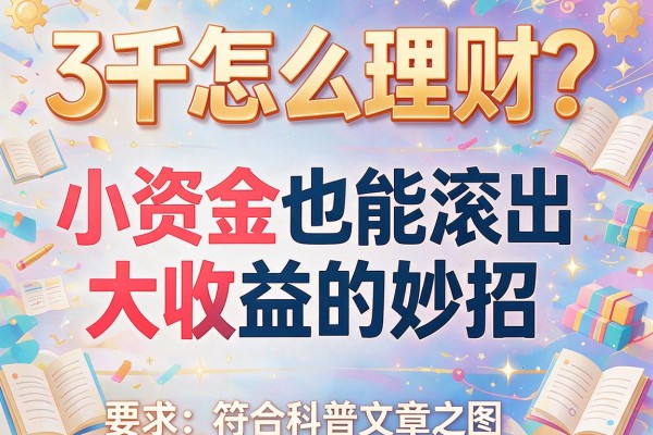3千怎么理财？小资金也能滚出大收益的妙招