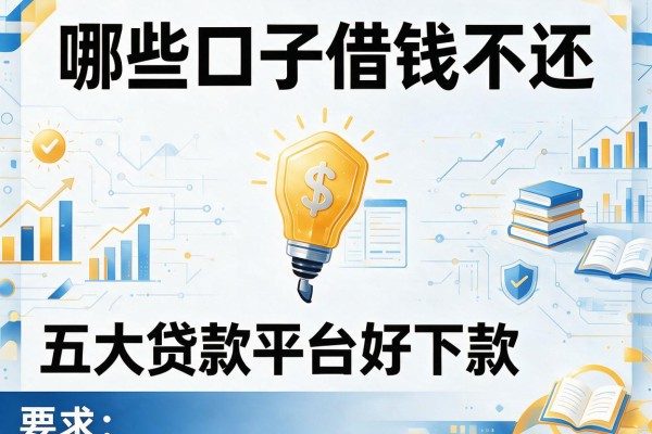 哪些口子借钱不还，五大贷款平台好下款