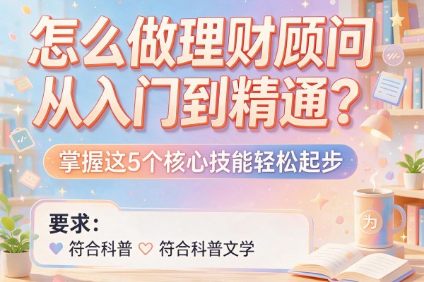 怎么做理财顾问从入门到精通？掌握这5个核心技能轻松起步