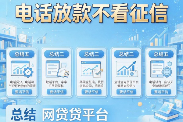 电话放款不看征信，总结五个网贷平台