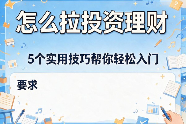 怎么拉投资理财：5个实用技巧帮你轻松入门