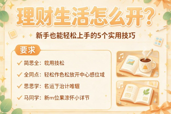 理财生活怎么开？新手也能轻松上手的5个实用技巧