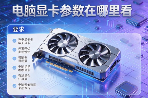 电脑显卡参数在哪里看？