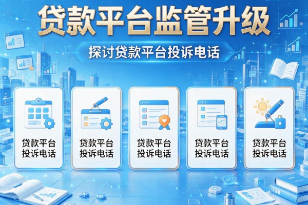 贷款平台监管升级，探讨五款贷款平台投诉电话