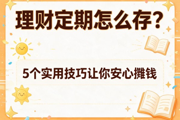 理财定期怎么存？5个实用技巧让你安心攒钱