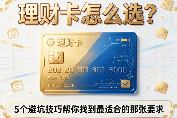 理财卡怎么选？5个避坑技巧帮你找到最适合的那张！