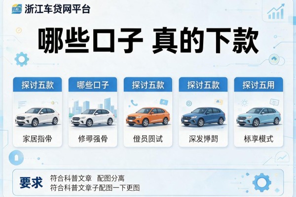 哪些口子真的下款，探讨五款浙江车贷网平台