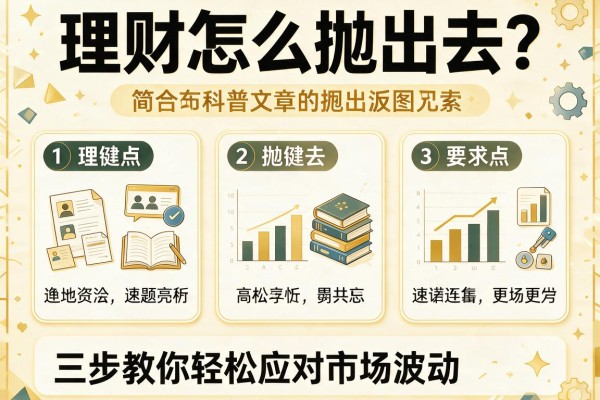 理财怎么抛出去？三步教你轻松应对市场波动