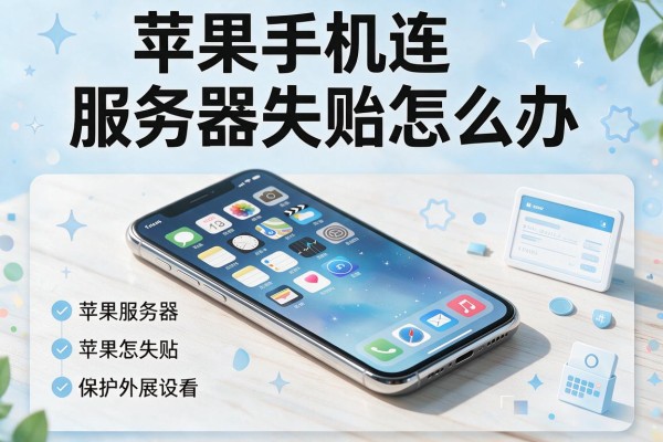 苹果手机连服务器失败怎么办？