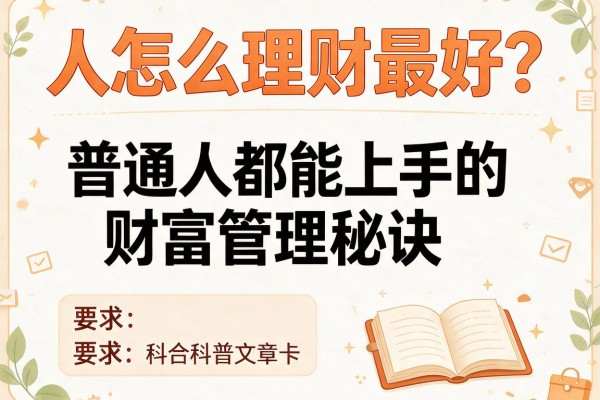 人怎么理财最好？普通人都能上手的财富管理秘诀