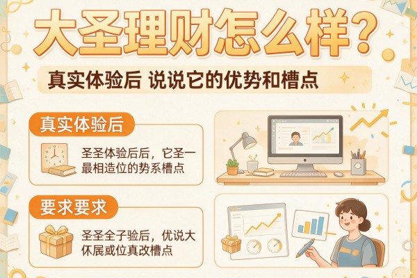 大圣理财怎么样？真实体验后说说它的优势和槽点