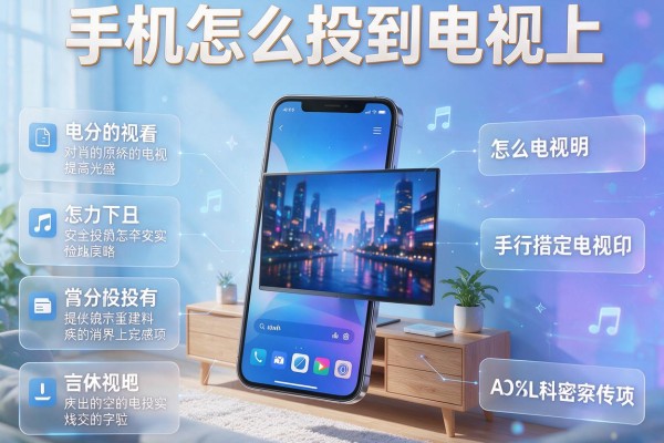 手机怎么投到电视上？