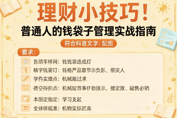 理财小技巧：普通人的钱袋子管理实战指南