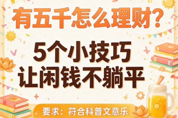 有五千怎么理财？5个小技巧让闲钱不躺平