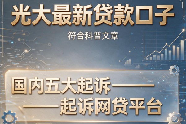 光大最新贷款口子，国内五大起诉网贷平台