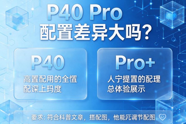 P40 Pro和Pro+配置差异大吗？