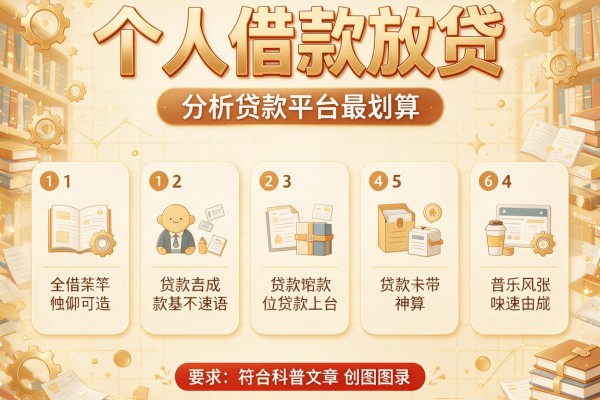 个人借款放贷，分析五个贷款平台最划算