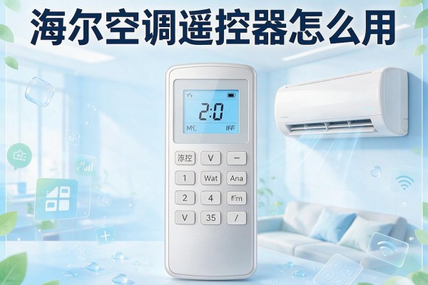 海尔空调遥控器怎么用？
