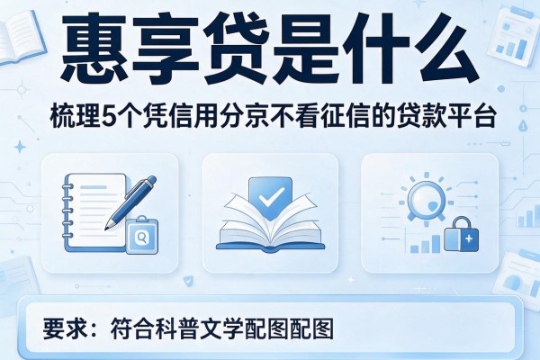 惠享贷是什么，梳理5个凭信用分不看征信的贷款平台