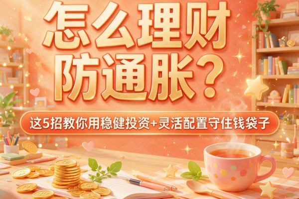 怎么理财防通胀？这5招教你用稳健投资+灵活配置守住钱袋子