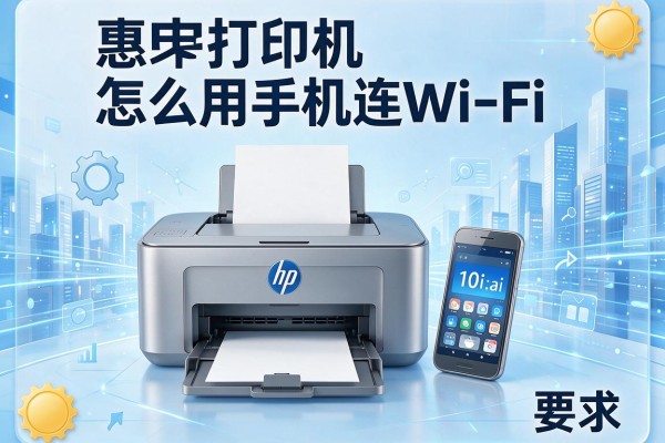 惠普打印机怎么用手机连WiFi？