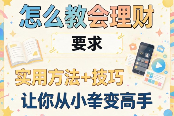 怎么教会理财：实用方法+技巧让你从小白变高手