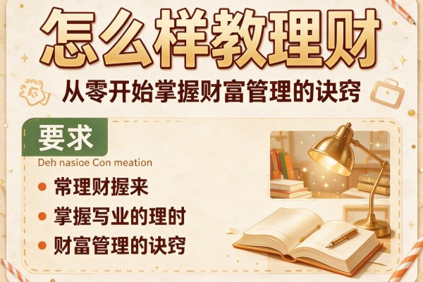 怎么样教理财：从零开始掌握财富管理的诀窍