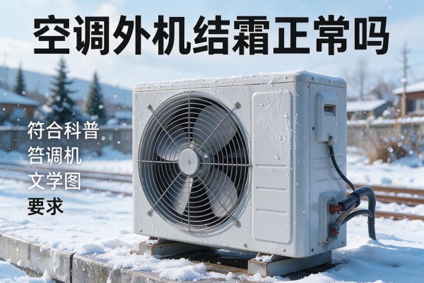 空调外机结霜正常吗