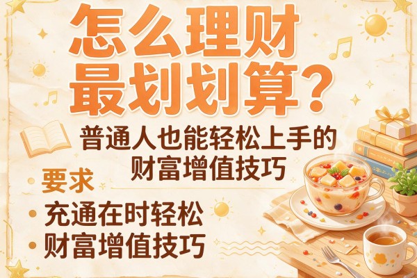 怎么理财最划算？普通人也能轻松上手的财富增值技巧
