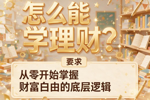 怎么能学理财？从零开始掌握财富自由的底层逻辑