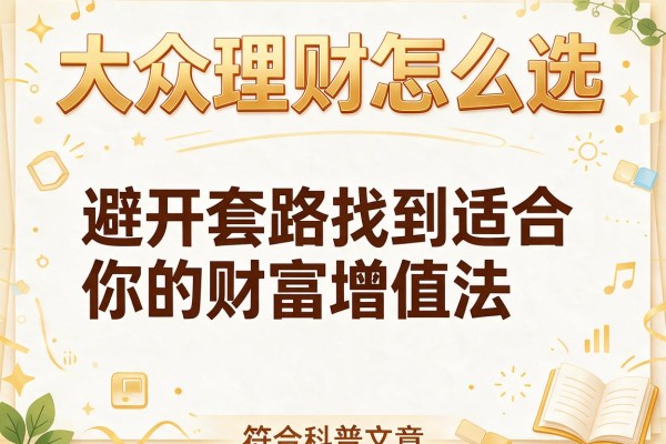 大众理财怎么选：避开套路找到适合你的财富增值法
