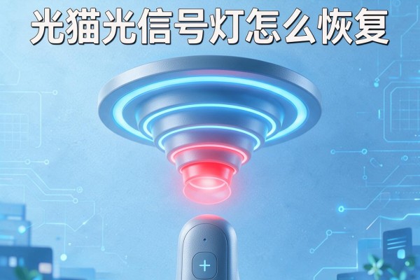 光猫光信号灯闪红灯怎么恢复