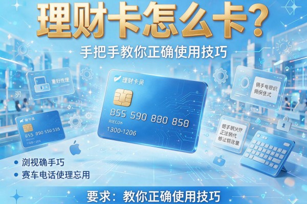 理财卡怎么卡？手把手教你正确使用技巧