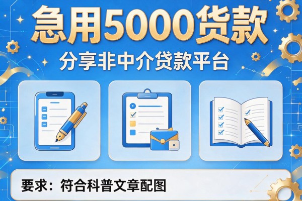 急用5000货款，分享五个非中介贷款平台