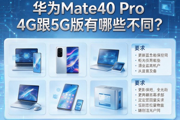 华为Mate40 Pro 4G跟5G版有哪些不同？