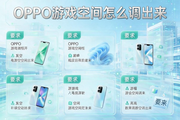 OPPO游戏空间怎么调出来？