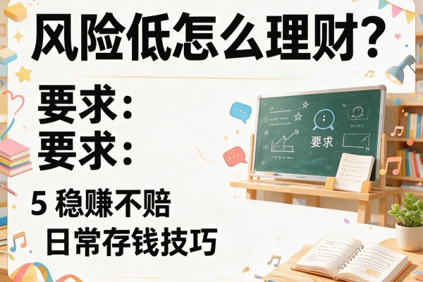 风险低怎么理财？5个稳赚不赔的日常存钱技巧