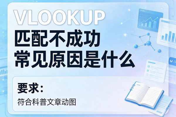 VLOOKUP匹配不成功常见原因是什么？