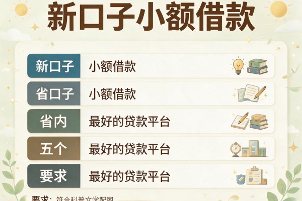 新口子小额借款，省内五个最好的贷款平台排行