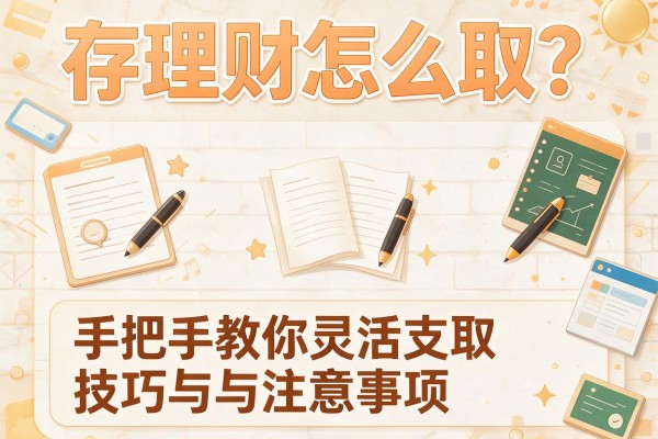 存理财怎么取？手把手教你灵活支取技巧与注意事项