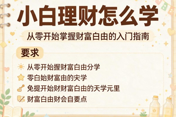 小白理财怎么学：从零开始掌握财富自由的入门指南