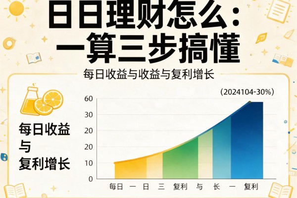 日日理财怎么算三步搞懂每日收益与复利增长