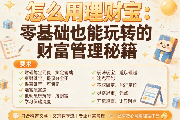 怎么用理财宝：零基础也能玩转的财富管理秘籍