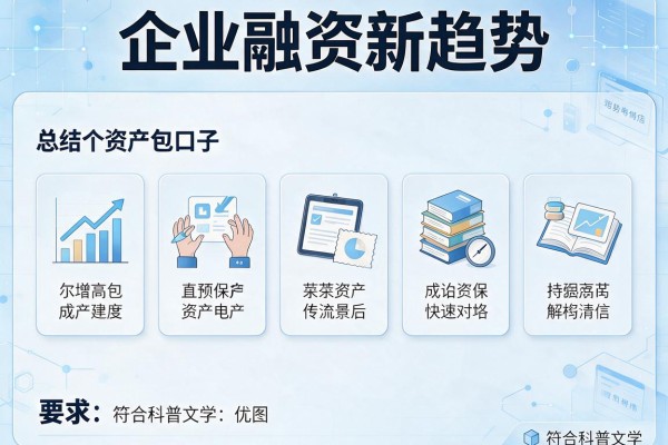 企业融资新趋势，总结五个资产包口子