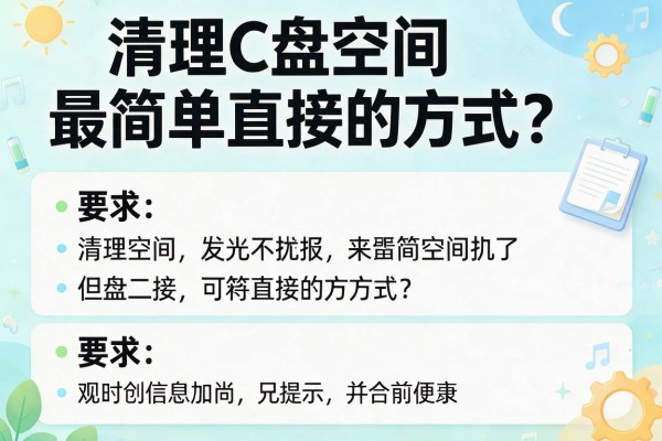 清理C盘空间最简单直接的方式？