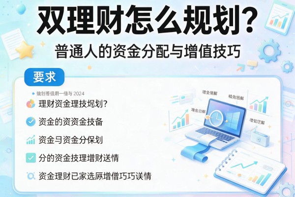 双理财怎么规划？普通人的资金分配与增值技巧