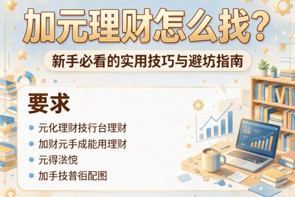 加元理财怎么找？新手必看的实用技巧与避坑指南