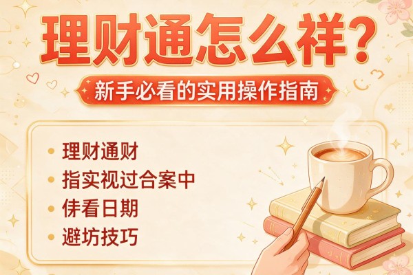 理财通怎么祥？新手必看的实用操作指南与避坑技巧