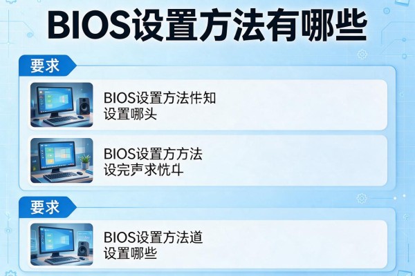 BIOS设置方法有哪些？